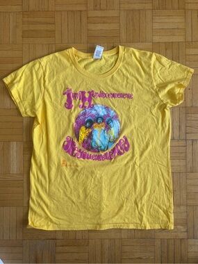 Yellow Jimi Hendrix Tee